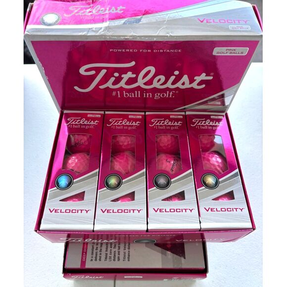 Nike Hyperflight Tour Preferred 3-Piece Golf Balls  2 Boxes of Nike Hyperflight Tour Preferred 3-Piece Golf Balls-Pink